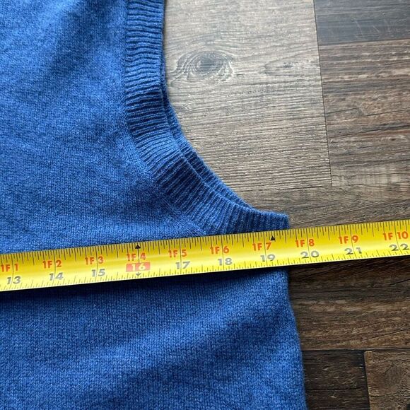 BODEN MEN'S 100% LAMBS WOOL PULL ON SWEATER VEST SIZE LARGE Preppy Cozy Winter - Picture 8 of 9